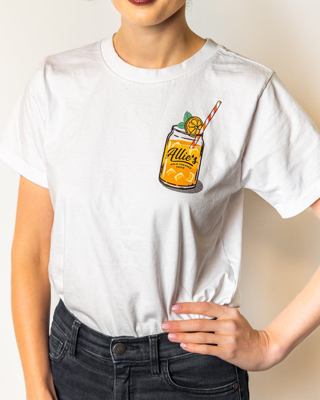 Allie's Est. 2014 Classic Tee - White