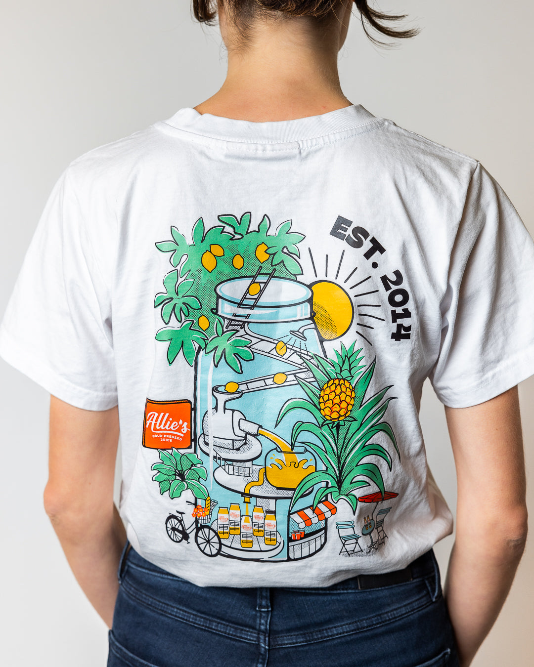 Allie's Est. 2014 Classic Tee - White