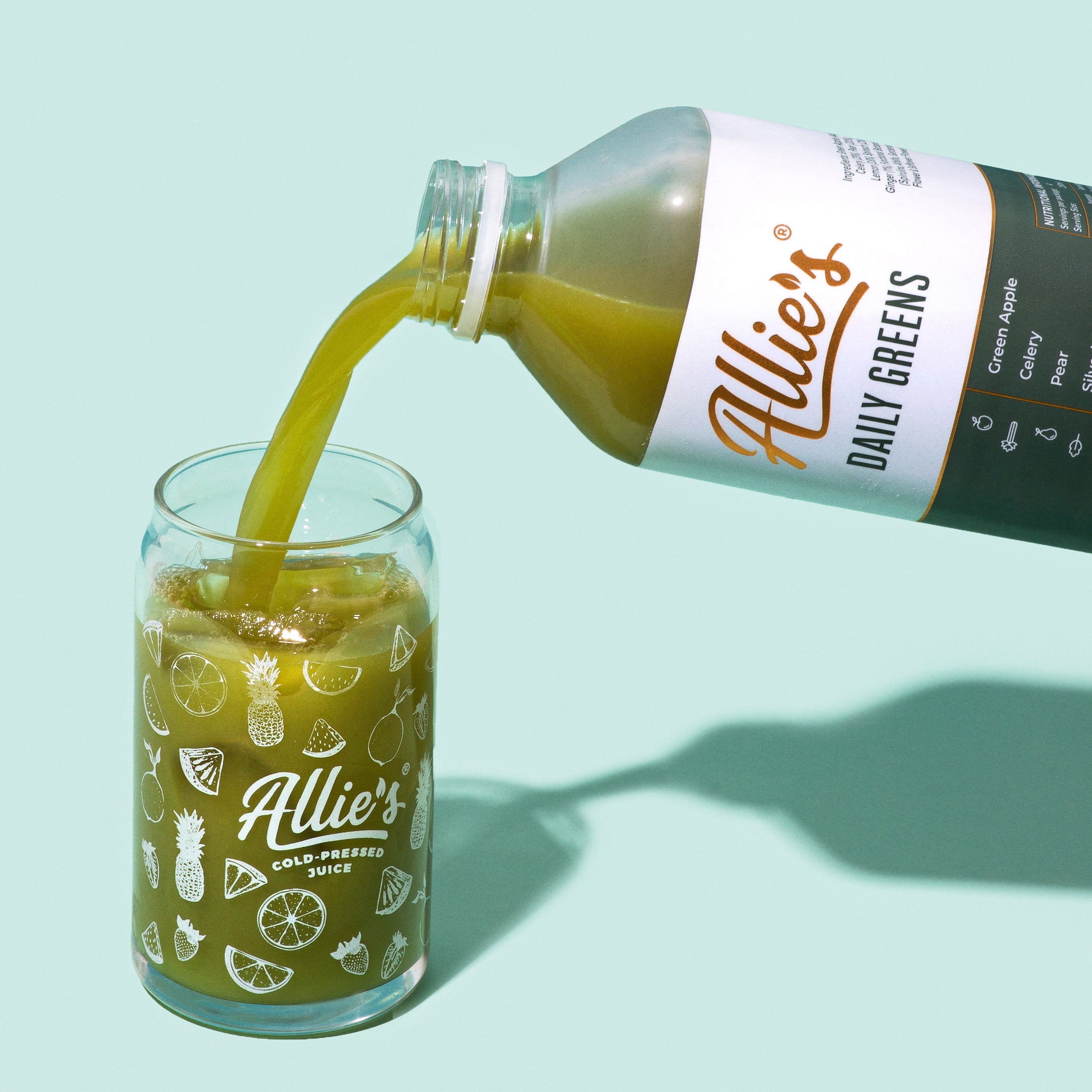Allie's Cold Pressed Juice Glassware (6 Pack)