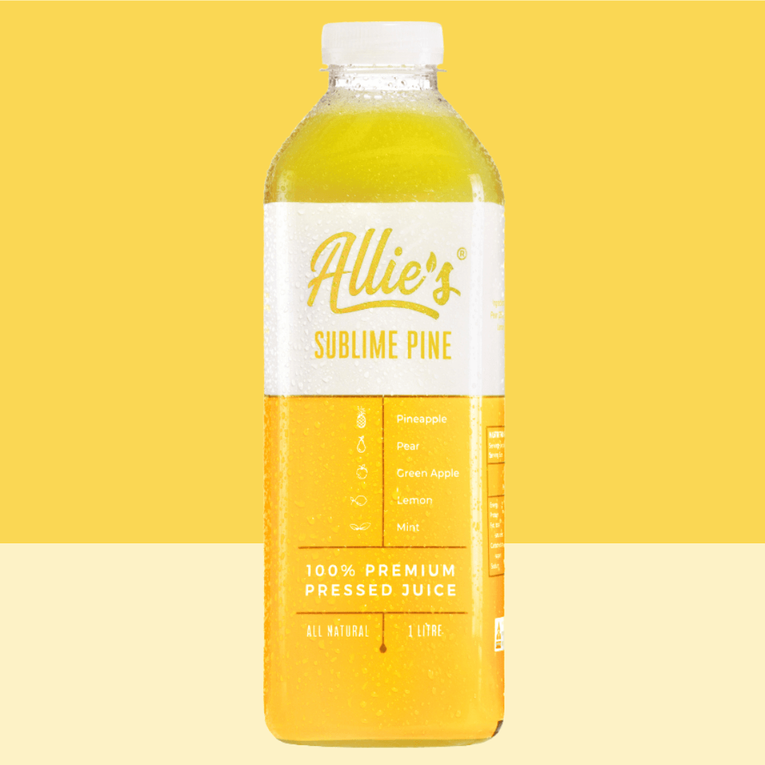 Allie's Sublime Pine 1L (6 Pack) Cold Pressed Juice