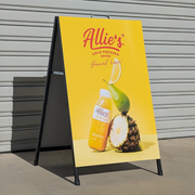 Allie’s Cold-Pressed Juice A-Frame *FREE ON REQUEST - CONTACT US*