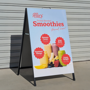 Allie’s Ready-To-Blend Smoothies A-Frame *FREE ON REQUEST - CONTACT US*